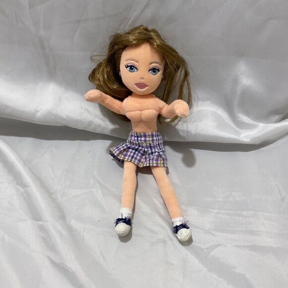 Ty Girlz Plush Doll Preppy Paige 12 Inch X 4.5 Inch Without Top 2008 - Picture 2 of 7